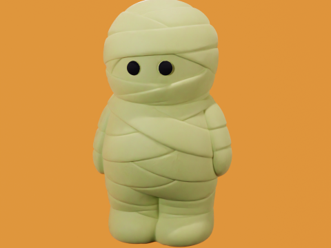 Momia Chibi - Chibi Mummy STL 3D 模型