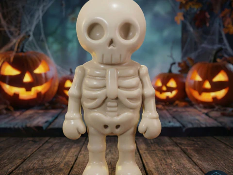 Druk 3D szkieletu Chibi STL Model 3D