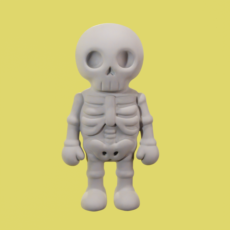 Esqueleto Chibi - Chibi Skeleton STL Modelo 3D .c4d .max .obj .3ds .fbx .stl .blend 