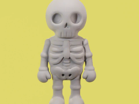 Chibi Skeleton 3D printing STL 3D Model