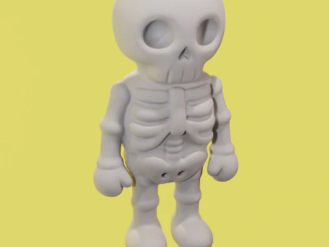 Chibi Skeleton 3D printing STL 3D Model