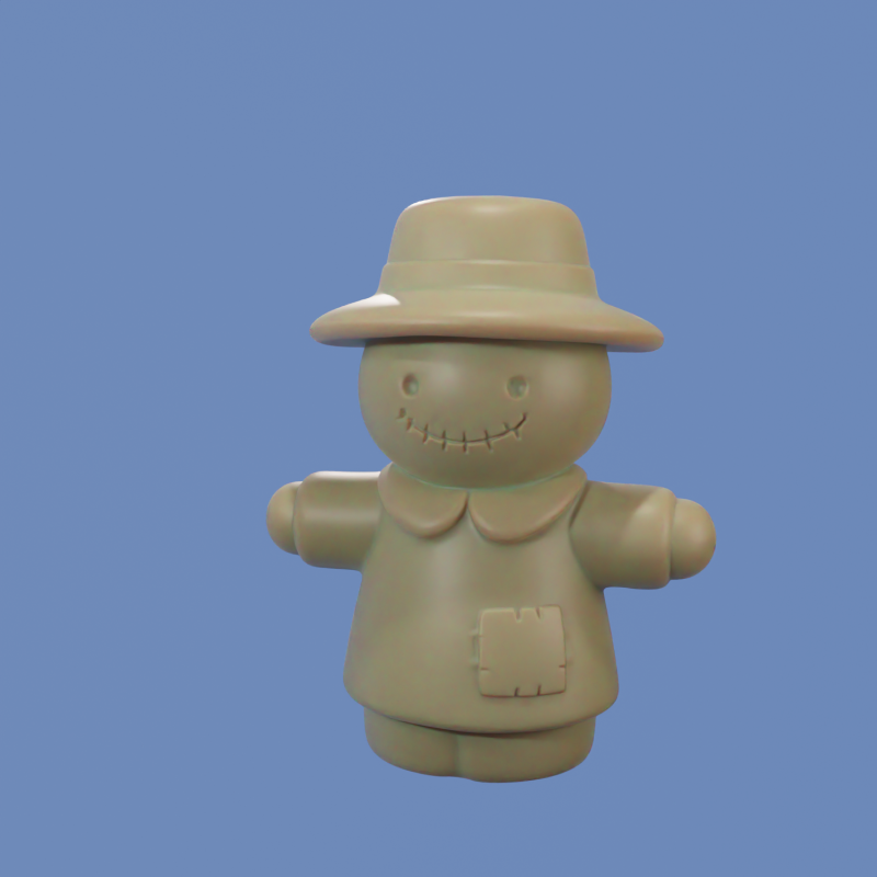 Espantapjaros Chibi - Chibi Scarecrow STL Modelo 3D .c4d .max .obj .3ds .fbx .stl .blend 