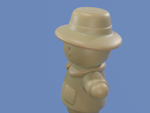 Espantapjaros Chibi - Chibi Scarecrow STL Modelo 3D
