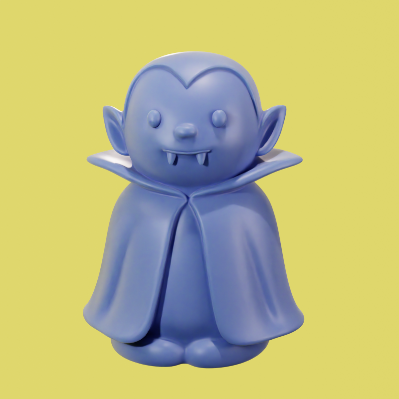 Drcula Chibi - Chibi Drcula STL 3D 模型 .c4d .max .obj .3ds .fbx .stl .blend 