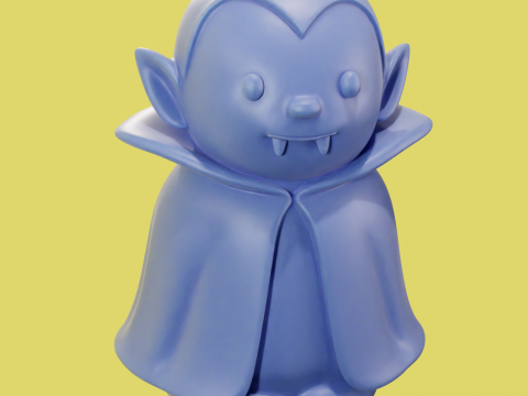 Drcula Chibi - Chibi Drcula STL 3D 模型