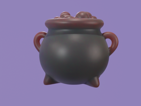 Caldero Chibi - Chibi Cauldron STL Modèle 3D