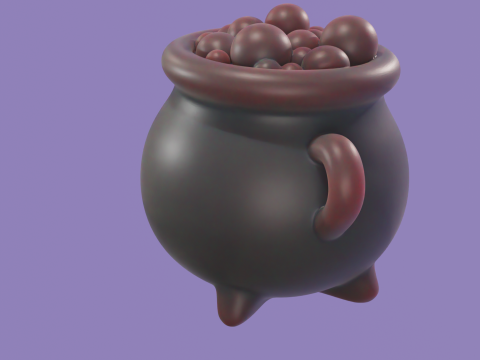 Caldero Chibi - Chibi Cauldron STL Modèle 3D