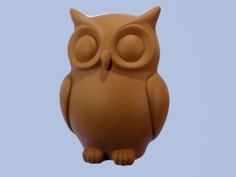 Chibi Owl - Owl Chibi STL Modèle 3D