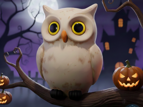 Búho Chibi - Búho Chibi STL Modelo 3D