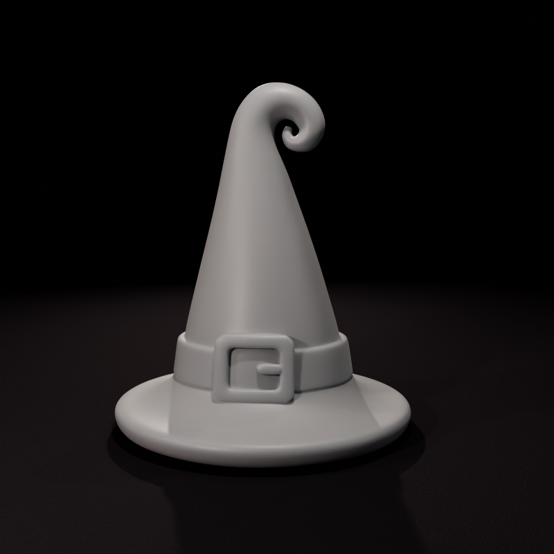 Hat wirch stl free 3D Print Model .c4d .max .obj .3ds .fbx .stl .blend 
