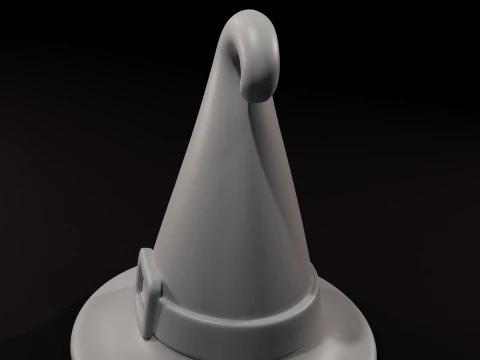 Hat wirch stl free 3D Print Model
