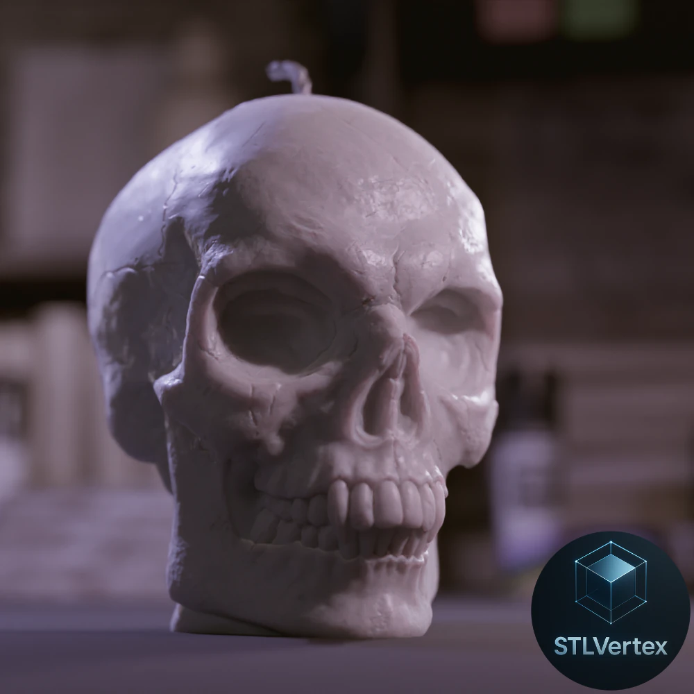 Skull 3D Printable Model 3D Model .c4d .max .obj .3ds .fbx .stl .blend