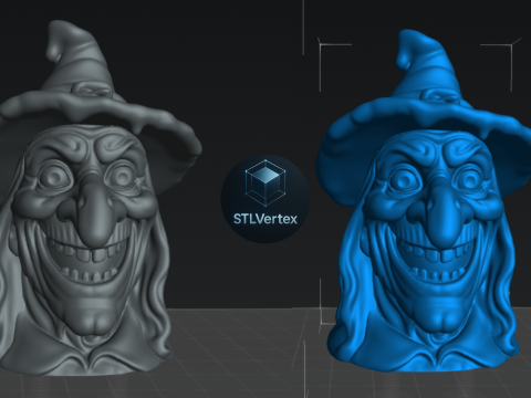 Witch 3D Printable Model 3D Model