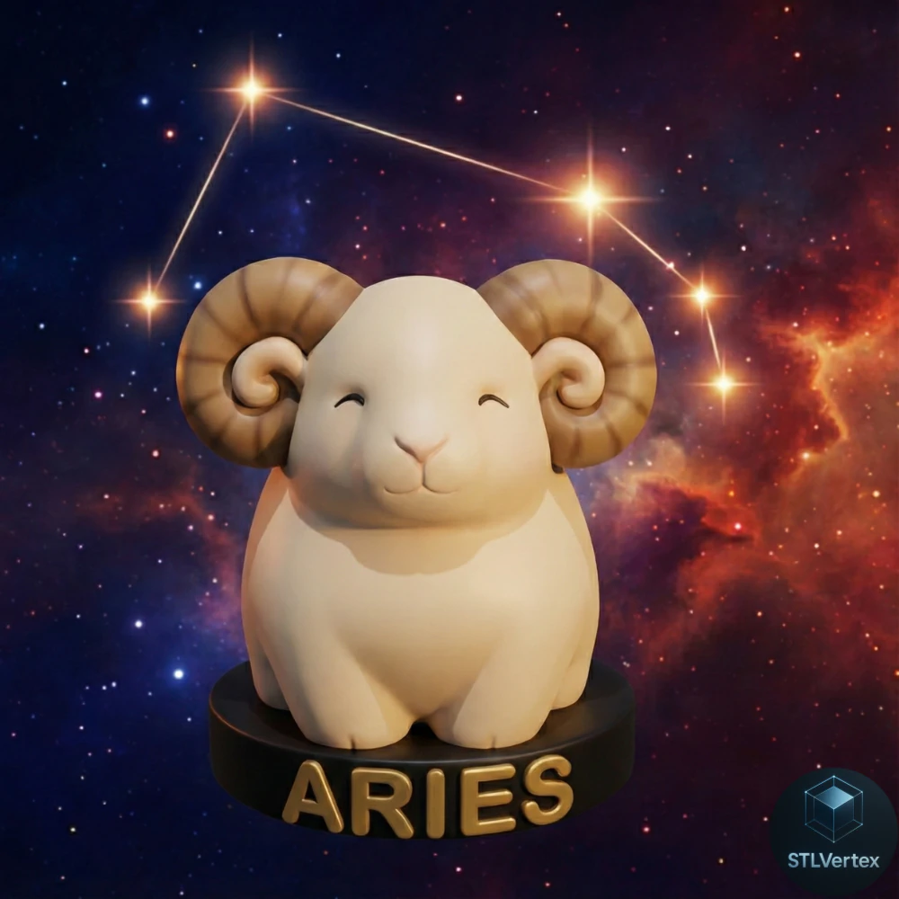 Chibi Aries Candles - Chibi Aries Candles 3D printing 3D Model .c4d .max .obj .3ds .fbx .stl .blend 