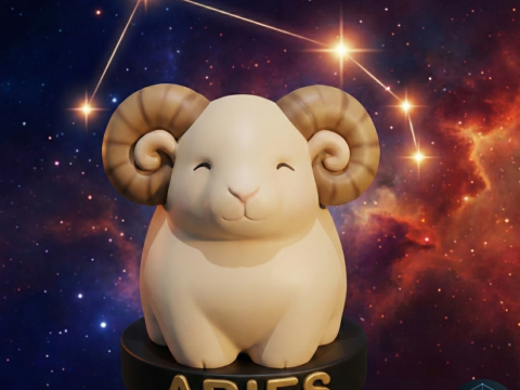 Chibi Aries Candles - Chibi Aries Candles 3D printing Modelo 3D