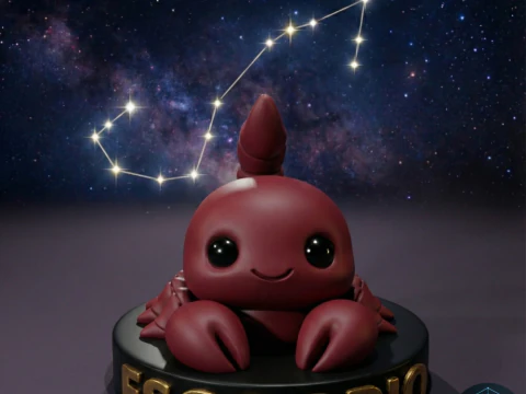 Druk 3D modelu Vela de Escorpion Chibi Model 3D