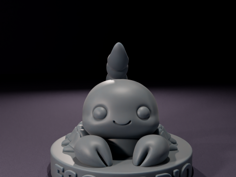 Vela de Escorpion Chibi Modelo 3D para impresin 3D Модель