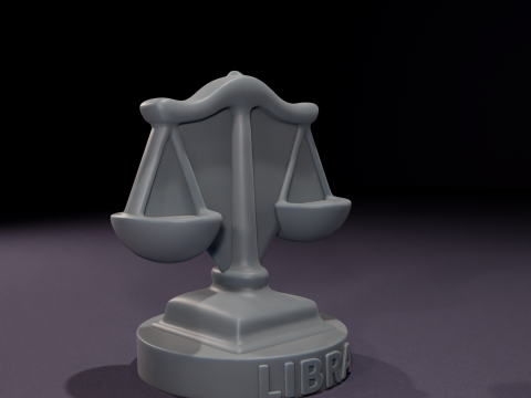 Vela de Libra Chibi Chibi Libra Candles 3D Printable Model 3D Model