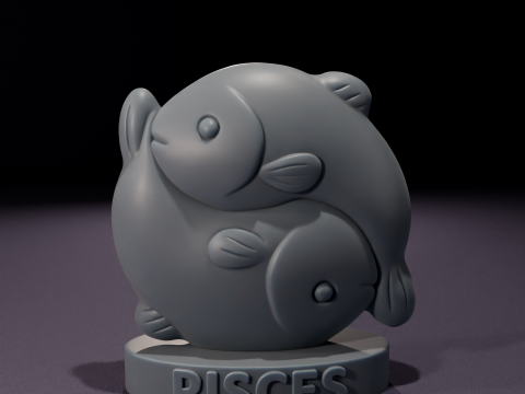 Chibi Pices Candles 3D Printable Model Modello 3D