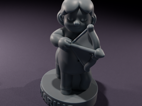 Chibi Sagittarius Candles 3D Printable Model 3D Модель