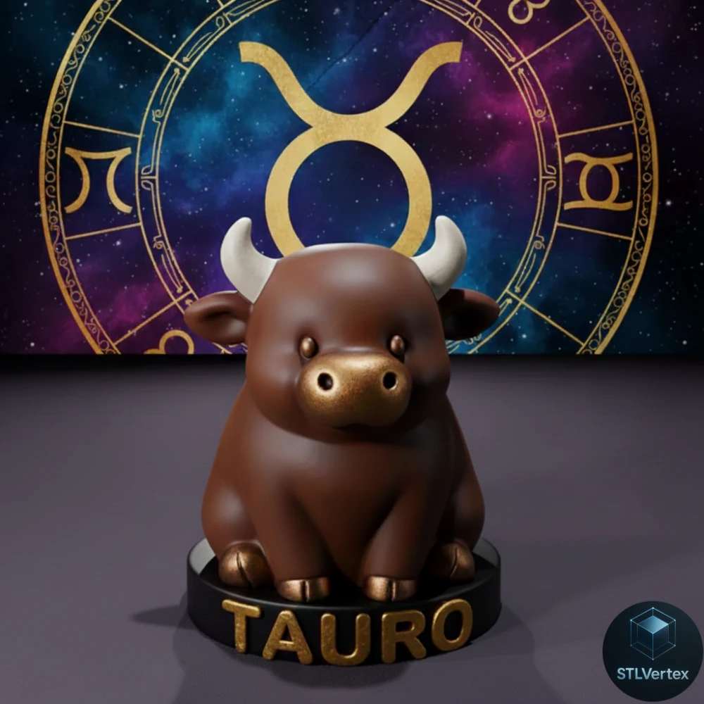 Vela de Tauro Chibi Model 3D printing 3D Model .c4d .max .obj .3ds .fbx .stl .blend 