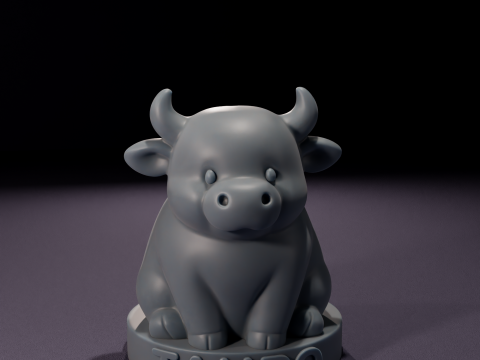 Vela de Tauro Chibi Modelo 3D para impresin Modello 3D