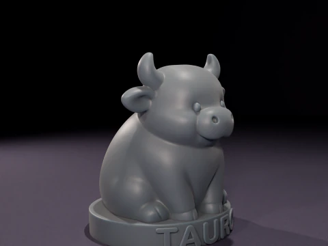 Vela de Tauro Chibi Model 3D printing 3D Model