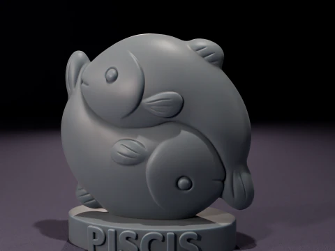 Coleccin de Velas de Signos Zodiacales chibi Modelo 3D para impresin 3D Model
