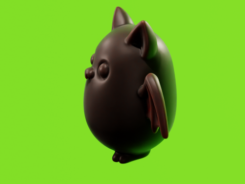 Chibi Bat - Murcilago Chibi STL 3D Model