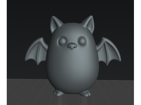 Chibi Bat - Murcilago Chibi STL 3D Model