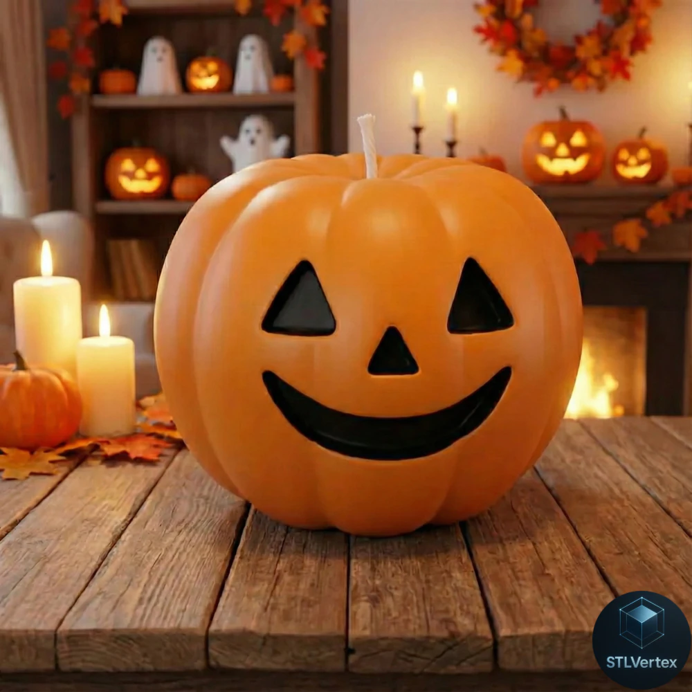 Chibi Pumpkin 3D printing 3D Model .c4d .max .obj .3ds .fbx .stl .blend 