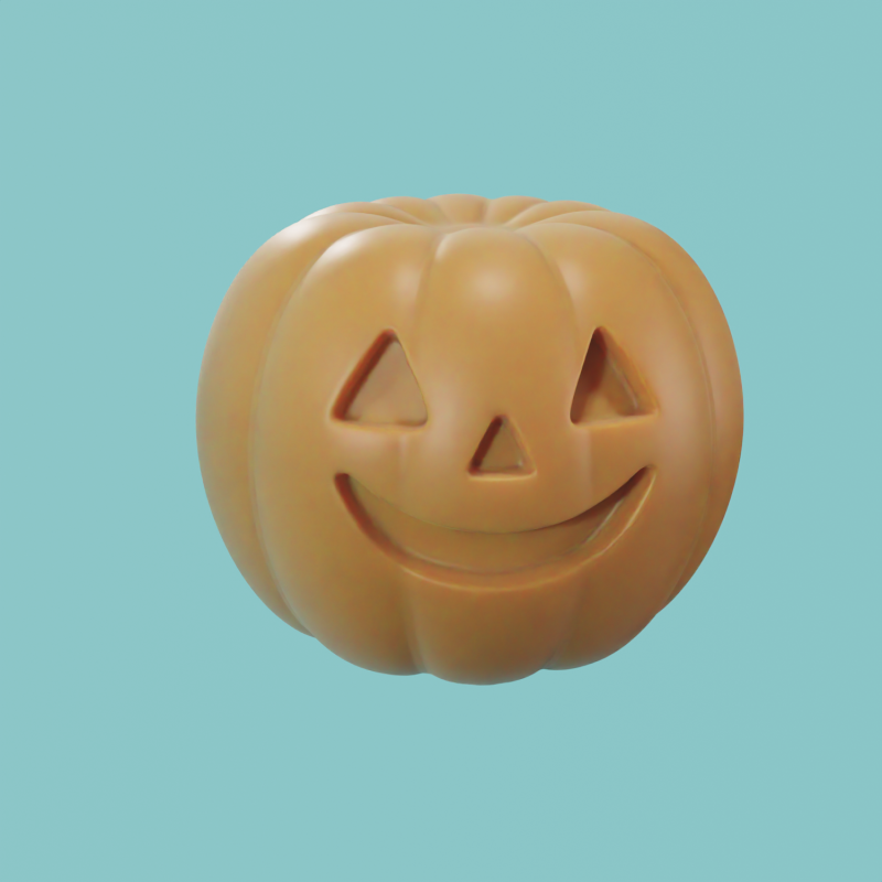 Chibi Pumpkin - Calabaza Chibi STL 3D Modell .c4d .max .obj .3ds .fbx .stl .blend