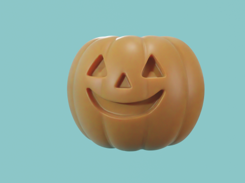 Chibi Pumpkin - Calabaza Chibi STL 3D Modell