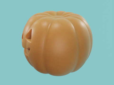 Chibi Pumpkin - Calabaza Chibi STL 3D Modell