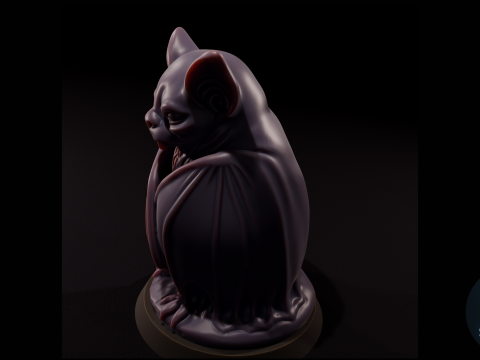 Тривимірна модель кажана Murcielagos для відображення 3D Модель