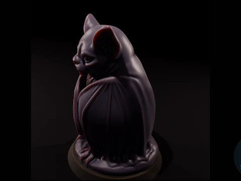 Bat Murcilagos Modelo 3D para impresin 3D Print Model