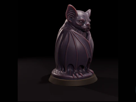 Bat Murcilagos Modelo 3D para impresin 3D Print Model