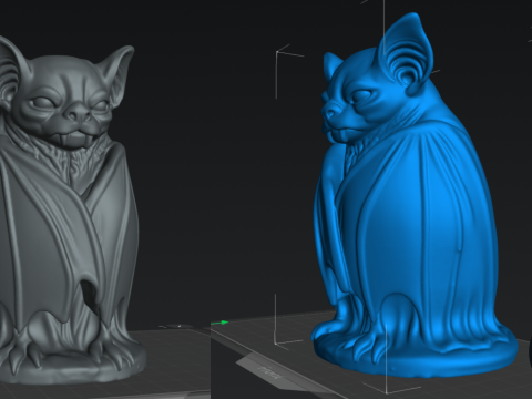 Тривимірна модель кажана Murcielagos для відображення 3D Модель