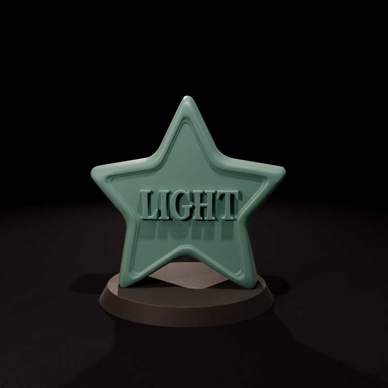 Light STL 3D Модель .c4d .max .obj .3ds .fbx .stl .blend
