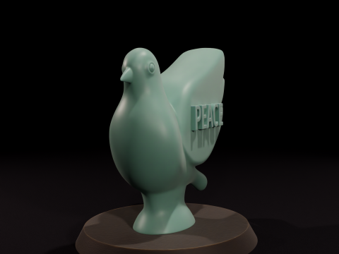 Peace STL 3D Model