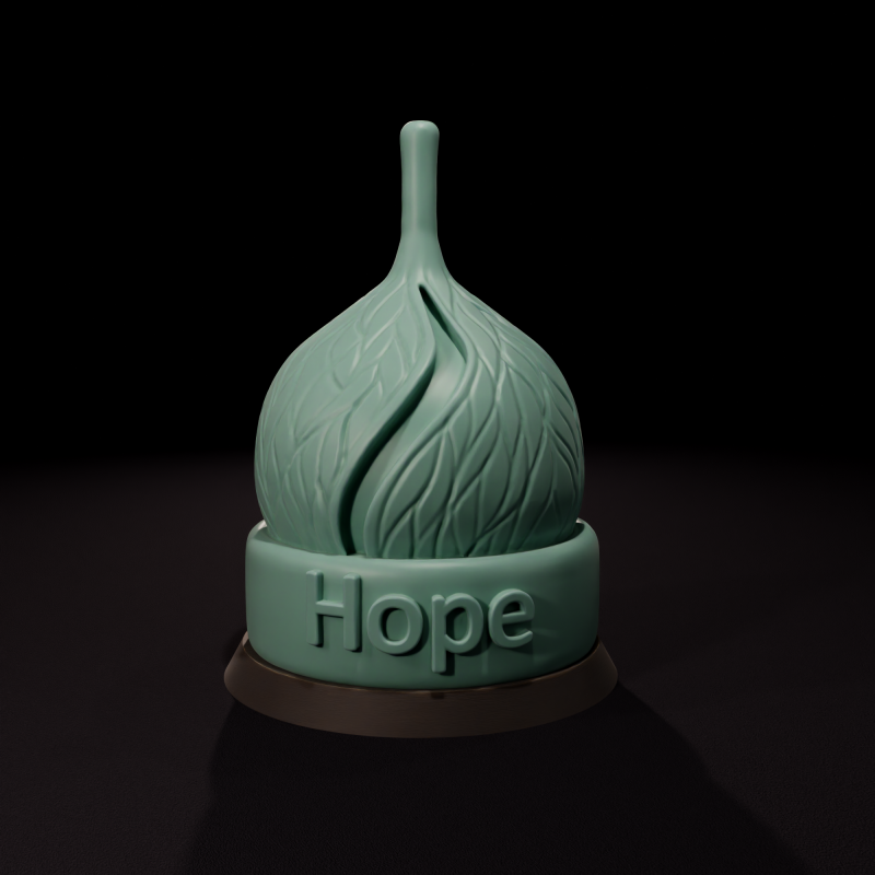 Hope STL 3D Model .c4d .max .obj .3ds .fbx .stl .blend