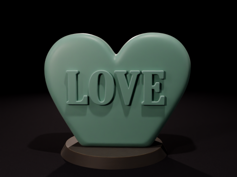 Candle of Love STL 3D Модель