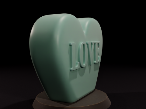 爱之烛STL 3D 模型