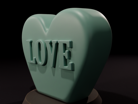 爱之烛STL 3D 模型