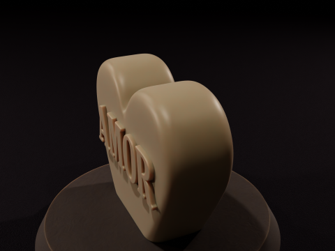 Vela de Amor STL 3D Model