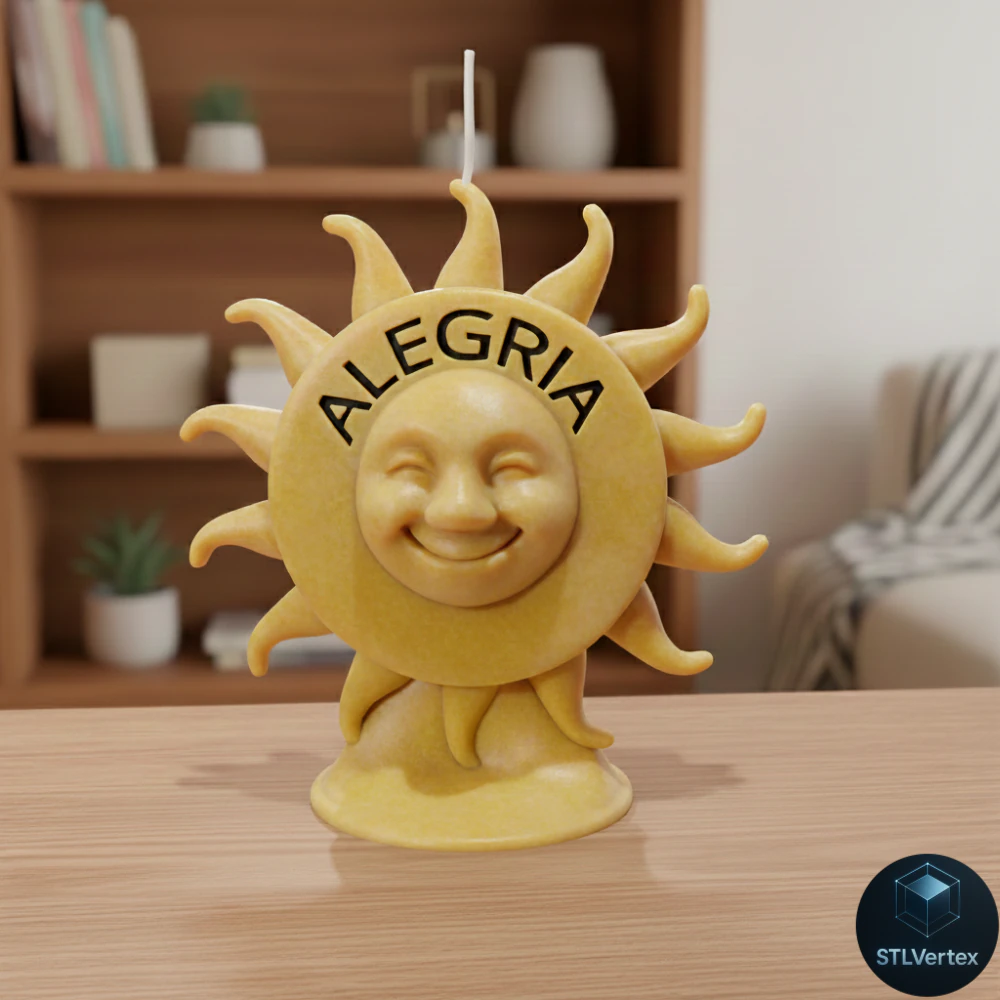 Vela de Alegra Impresin 3D STL 3D Model .c4d .max .obj .3ds .fbx .stl .blend 