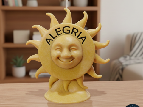 Vela de Alegra Impresin 3D STL Modelo 3D