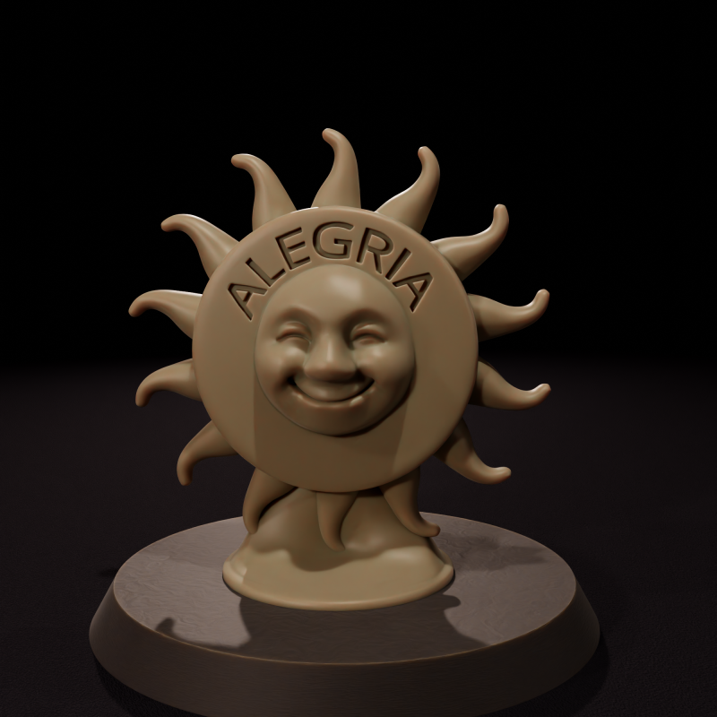 Vela de Alegra STL 3D मॉडल .c4d .max .obj .3ds .fbx .stl .blend