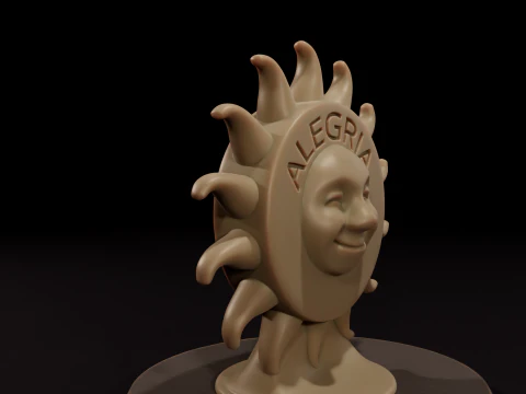 Vela de Alegra Impresin 3D STL 3D Model