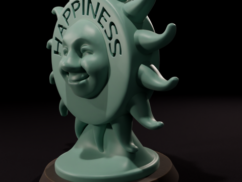 Candle of Happiness STL Modello 3D